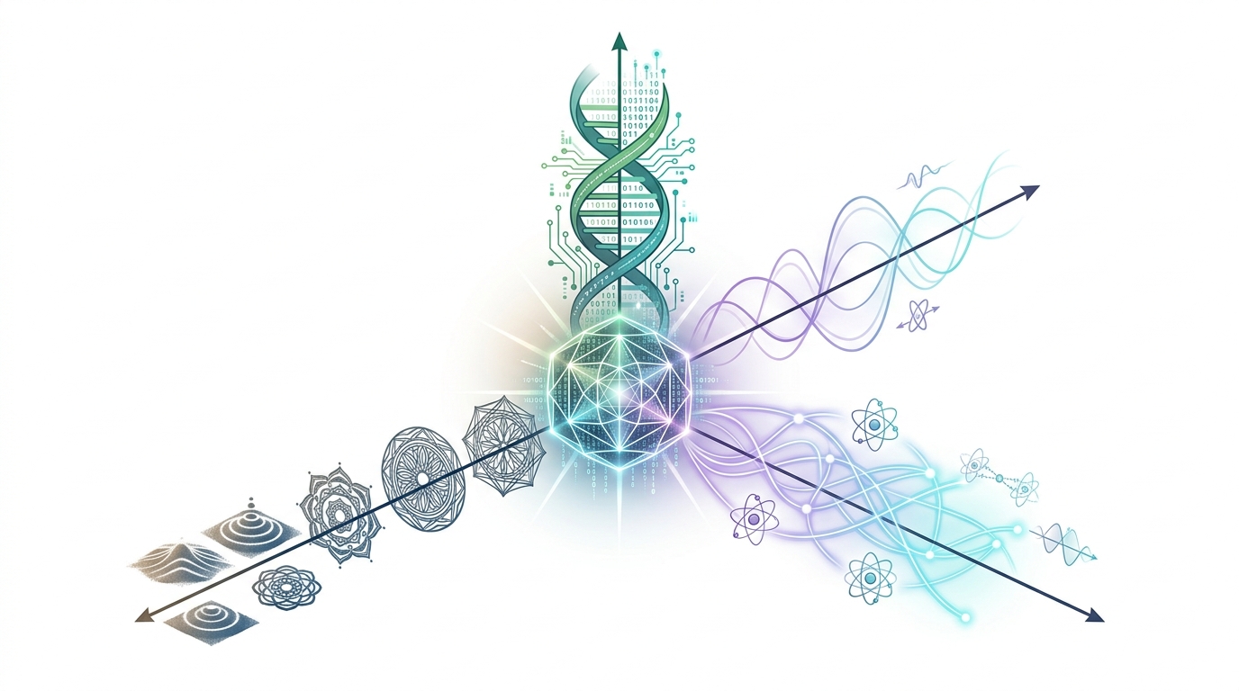 진동과 정보 중심 패러다임 개념도
