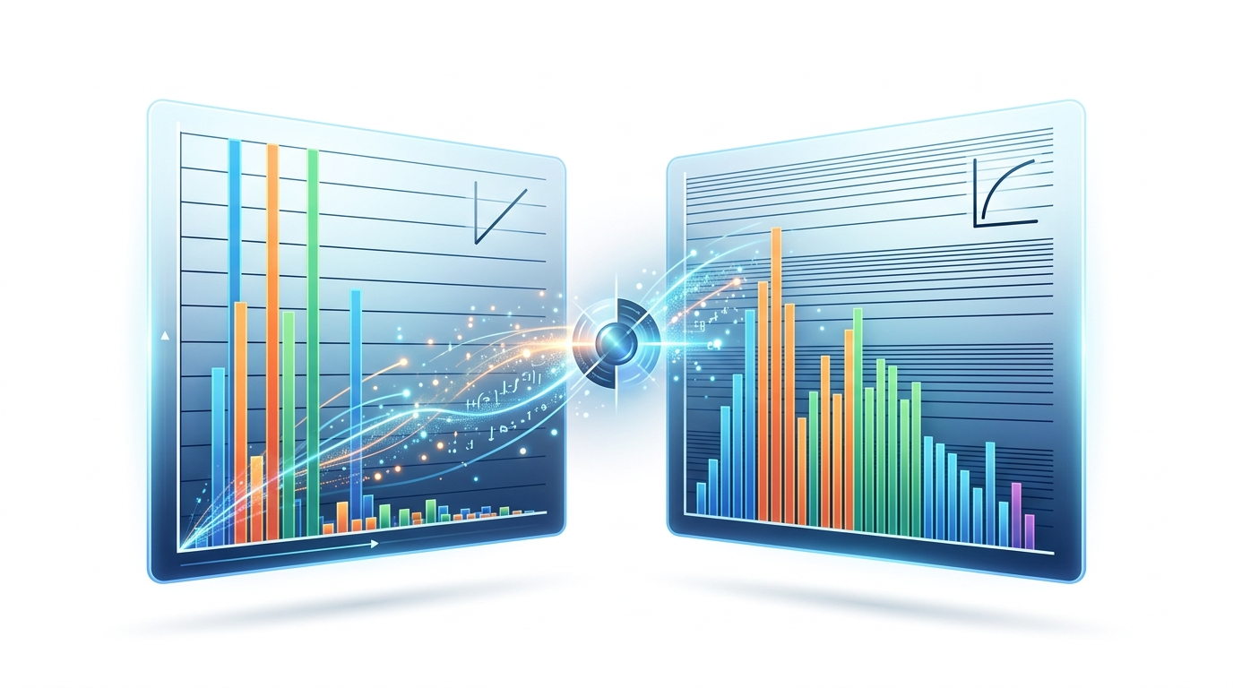 로그 스케일 변환